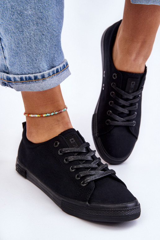 Tenisky s plochou podrážkou Big Star LL274057 čierne