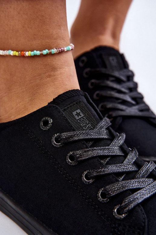 Tenisky s plochou podrážkou Big Star LL274057 čierne