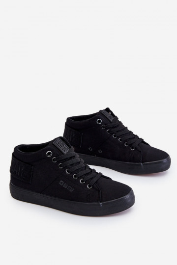 Klasický model voľnočasovej obuvi s podrážkou Big Star LL274001 čiernej farby 2