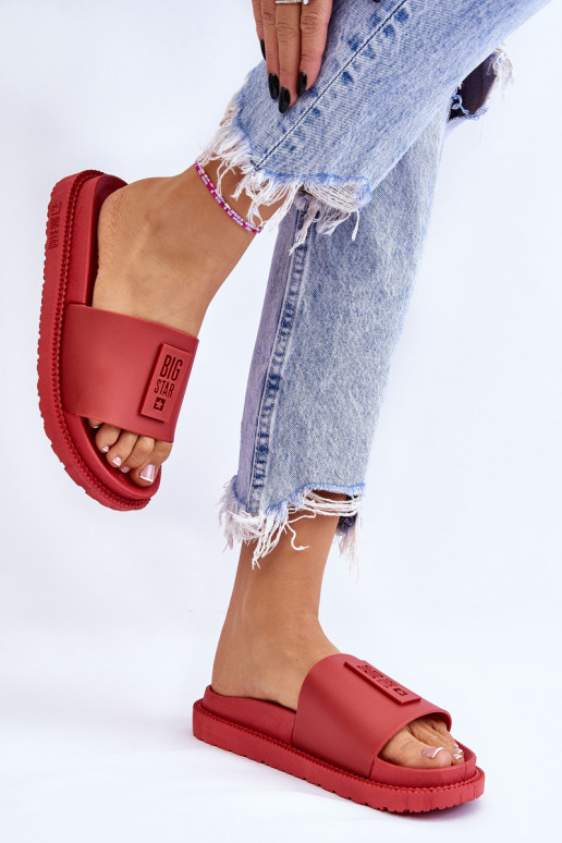 Papuče Big Star LL274430 červené Papuče Big Star LL274430 červené