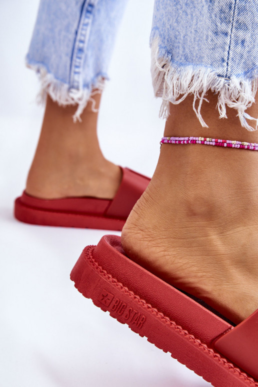 Papuče Big Star LL274430 červené Papuče Big Star LL274430 červené