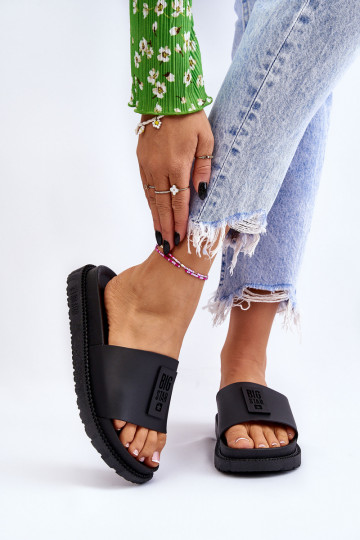 Papuče Big Star LL274429 čierne 2