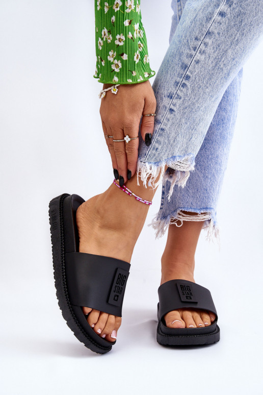 Papuče Big Star LL274429 čierne