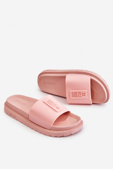 Papuče Big Star LL274425 Svetloružový odtieň 2