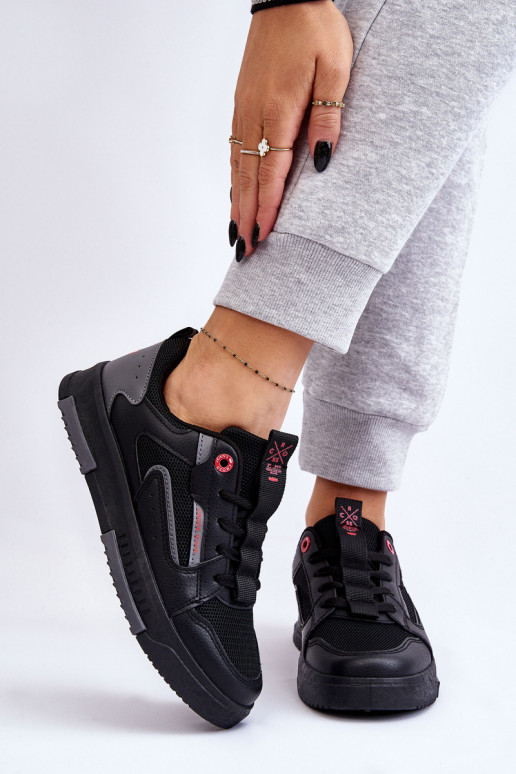 Tenisky model topánky Cross Jeans LL2R4012C čiernej farby Tenisky model topánky Cross Jeans LL2R4012C čiernej farby