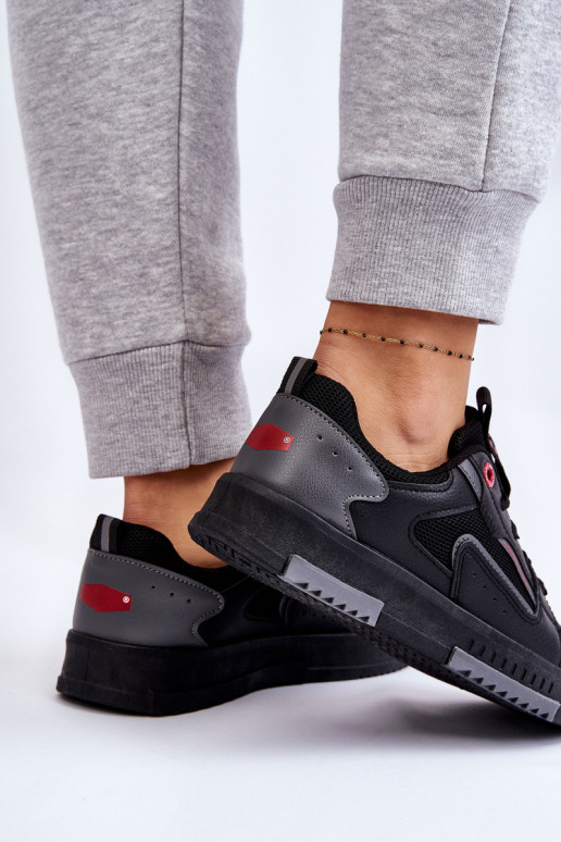 Tenisky model topánky Cross Jeans LL2R4012C čiernej farby Tenisky model topánky Cross Jeans LL2R4012C čiernej farby