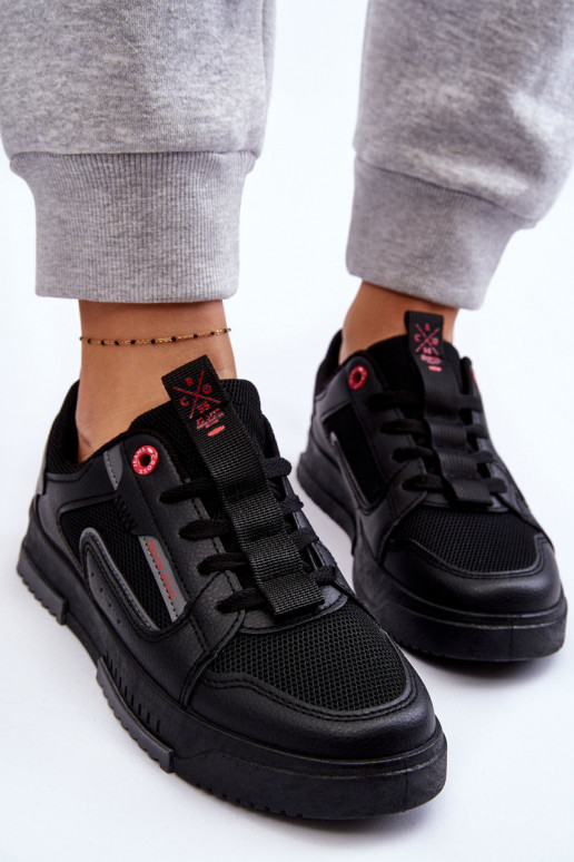 Tenisky model topánky Cross Jeans LL2R4012C čiernej farby Tenisky model topánky Cross Jeans LL2R4012C čiernej farby