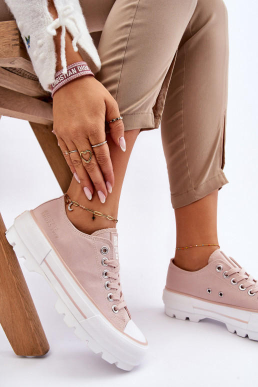 ležérne topánky s platformou Big Star LL274151 Nude ležérne topánky s platformou Big Star LL274151 Nude