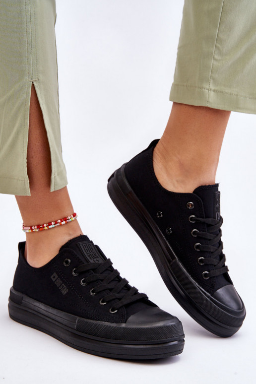 so šnúrkami Tenisky Big Star LL274967 čiernej farby so šnúrkami Tenisky Big Star LL274967 čiernej farby