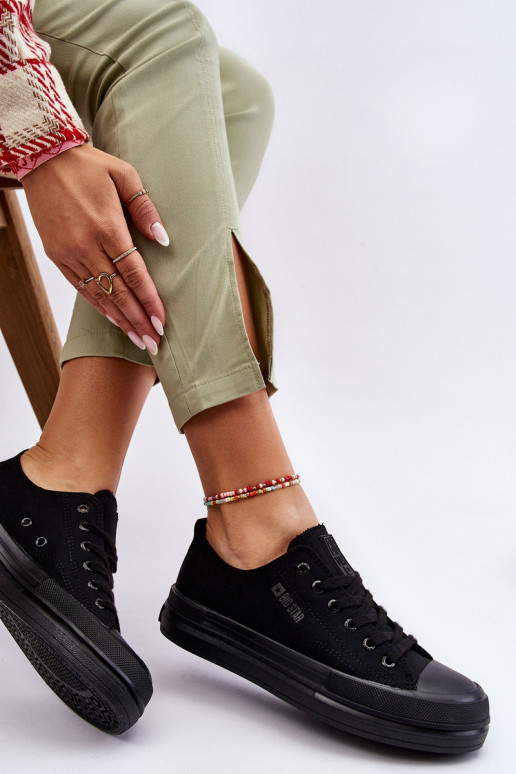 so šnúrkami Tenisky Big Star LL274967 čiernej farby so šnúrkami Tenisky Big Star LL274967 čiernej farby