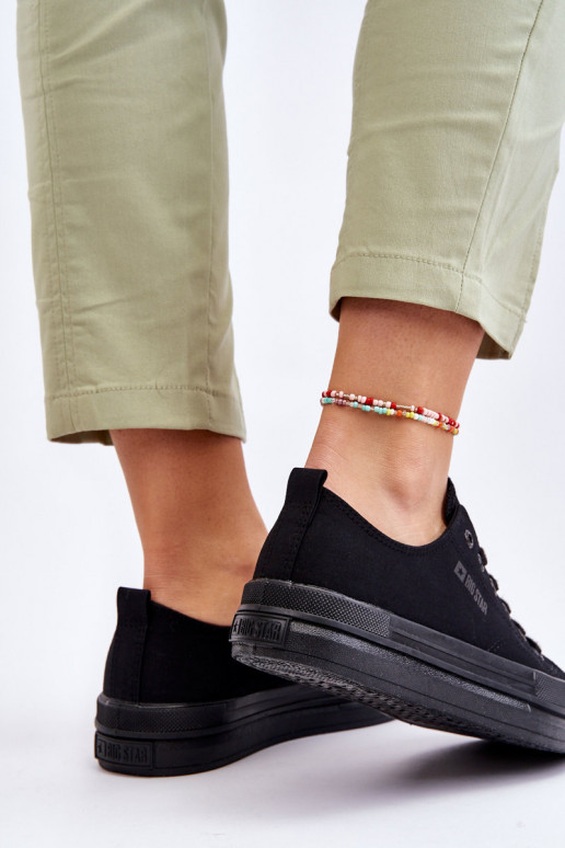 so šnúrkami Tenisky Big Star LL274967 čiernej farby so šnúrkami Tenisky Big Star LL274967 čiernej farby