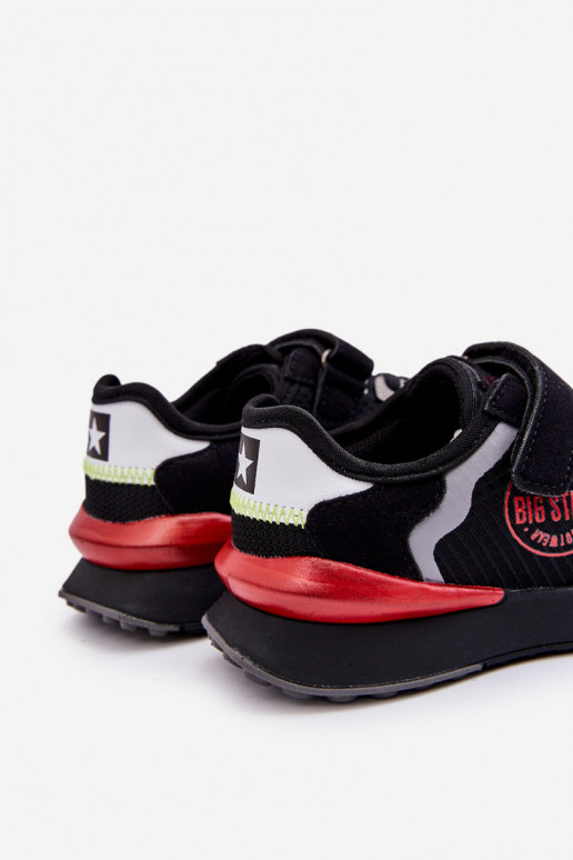 Detské tenisky model topánky Memory Foam System Big Star LL374224 čiernej farby