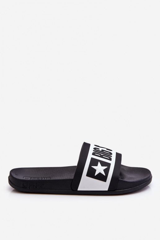 Klasický model Papuče Big Star LL274739 čiernej farby Klasický model Papuče Big Star LL274739 čiernej farby