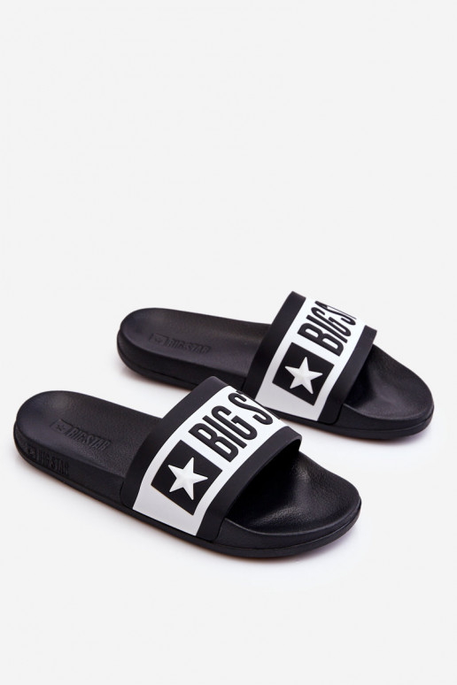 Klasický model Papuče Big Star LL274739 čiernej farby Klasický model Papuče Big Star LL274739 čiernej farby