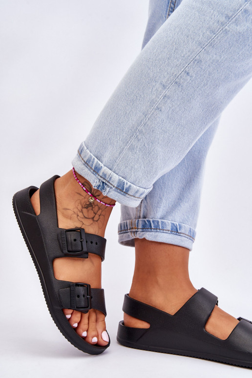 Ľahké sandále Big Star LL274745 čierne