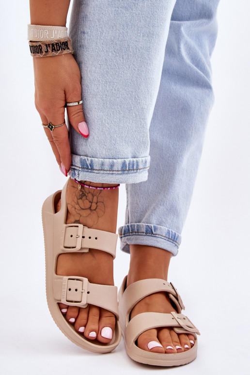 Svetlé sandále Big Star LL274746 béžové