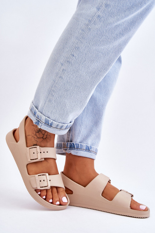 Svetlé sandále Big Star LL274746 béžové