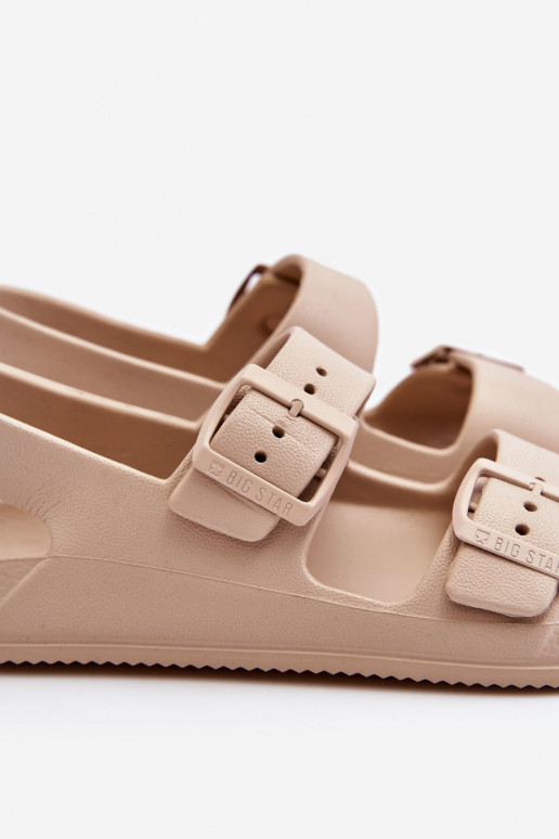 Svetlé sandále Big Star LL274746 béžové