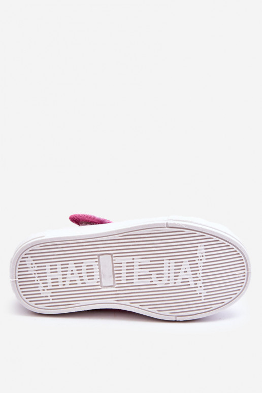 Detské balerínky s kvetinovými vzormi v modro-ružovej farbe Noah Detské balerínky s kvetinovými vzormi v modro-ružovej farbe Noah