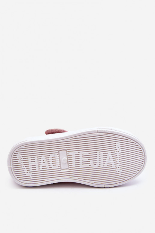 Detské balerínky so zapínaním v ružovej farbe Selah Detské balerínky so zapínaním v ružovej farbe Selah