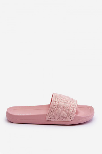 Módne papuče Big Star LL274A157 Svetloružový odtieň