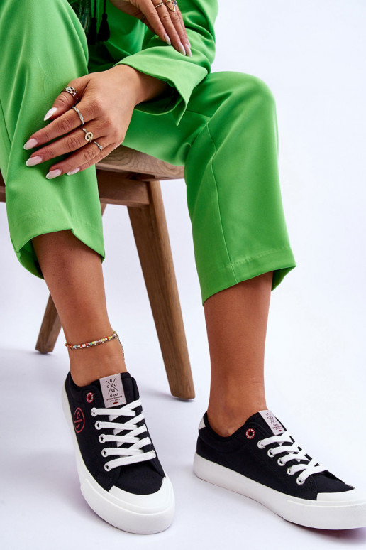 Tenisky Cross Jeans LL2R4044 čiernej farby Tenisky Cross Jeans LL2R4044 čiernej farby