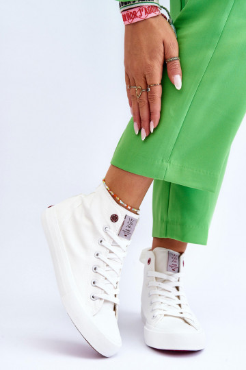 Cross Jeans LL2R4086C biela farba ležérne topánky s klasickým modelom