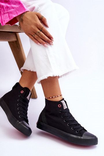 Cross Jeans LL2R4088C čiernej farby ležérne topánky klasického modelu 2