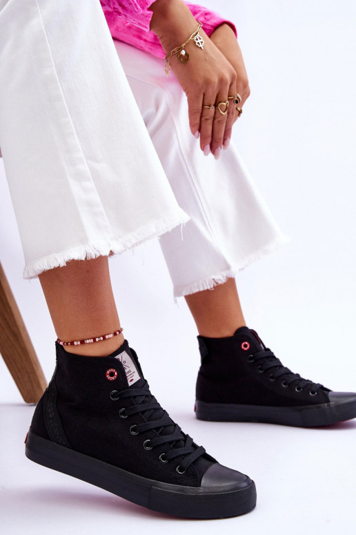 Cross Jeans LL2R4088C čiernej farby ležérne topánky klasického modelu Cross Jeans LL2R4088C čiernej farby ležérne topánky klasického modelu