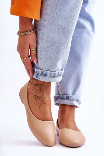 Klasický model Ballerina béžová Stacee