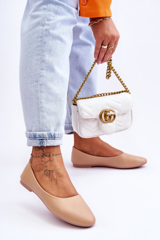 Klasický model Ballerina béžová Stacee Klasický model Ballerina béžová Stacee