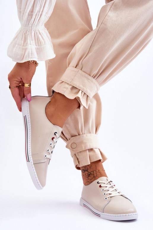 Dámska voľnočasová obuv béžová S.Barski LR268R Dámska voľnočasová obuv béžová S.Barski LR268R