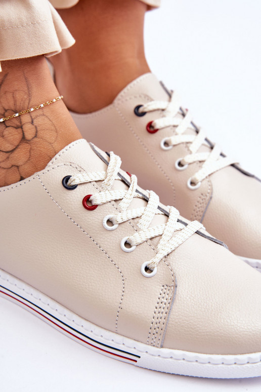 Dámska voľnočasová obuv béžová S.Barski LR268R Dámska voľnočasová obuv béžová S.Barski LR268R