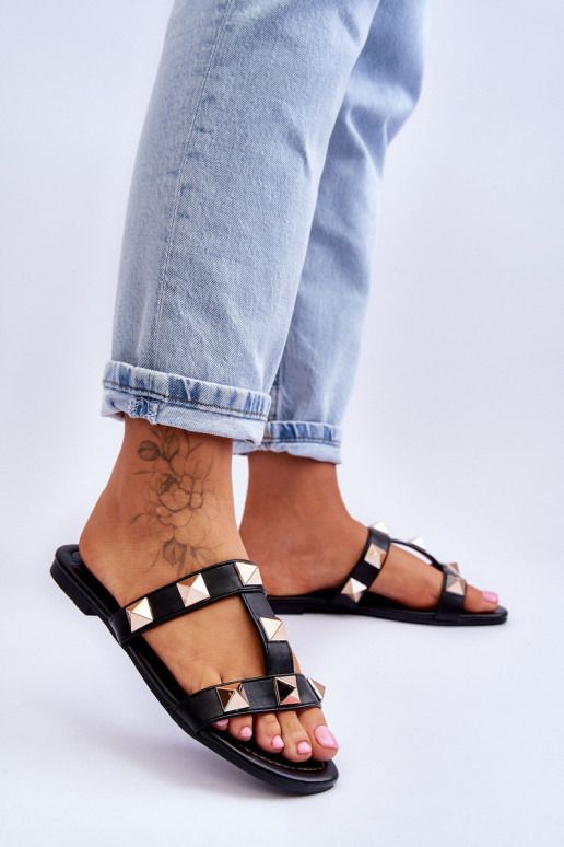 Papuče čiernej farby Mercure Papuče čiernej farby Mercure