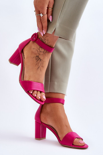 Dámske ružové sandále Lexi na vysokom opätku 2