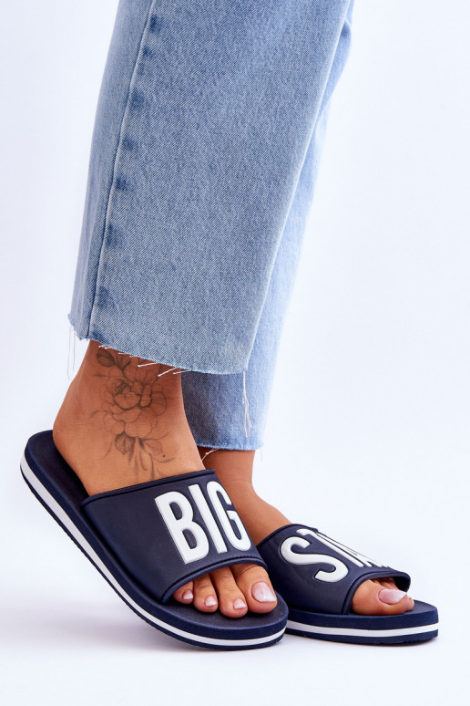 Klasický model Papuče Big Star JJ274A323 tmavomodré