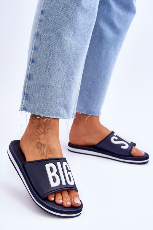 Klasický model Papuče Big Star JJ274A323 tmavomodré