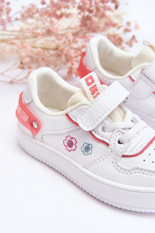 Detská športová obuv Big Star JJ374082 bielej farby Detská športová obuv Big Star JJ374082 bielej farby