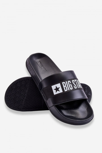 Klasický model Papuče Big Star LL174457 čiernej farby