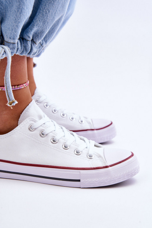 Dámska športová obuv klasického strihu v bielej farbe Vegas Dámska športová obuv klasického strihu v bielej farbe Vegas