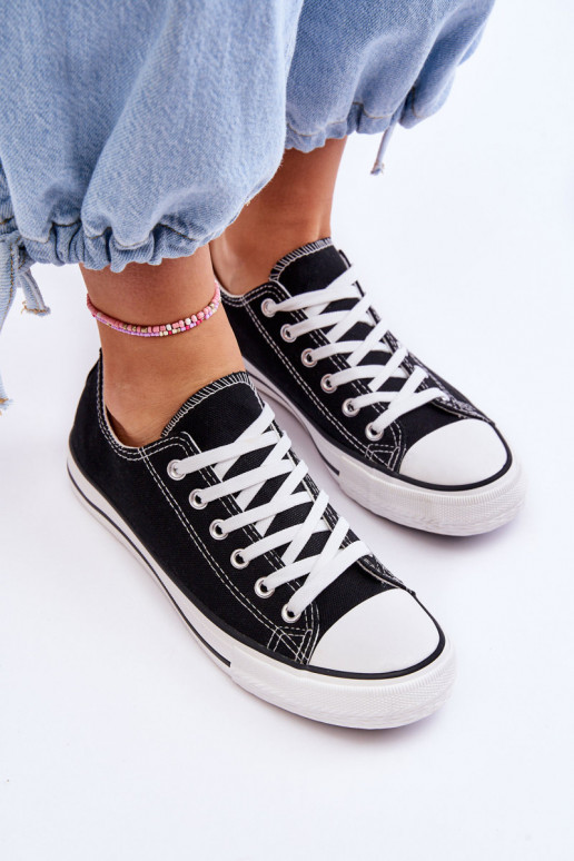 Dámska športová obuv klasického strihu v čiernej farbe Vegas Dámska športová obuv klasického strihu v čiernej farbe Vegas