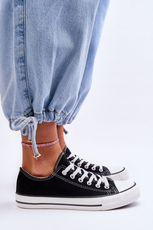 Dámska športová obuv klasického strihu v čiernej farbe Vegas Dámska športová obuv klasického strihu v čiernej farbe Vegas