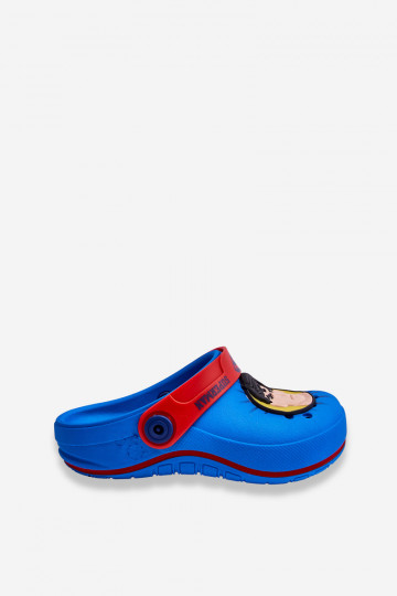 Detské papuče v štýle crocs Superman Grendene Kids JJ385004 modré 2