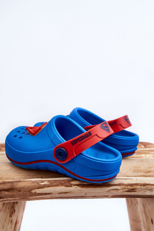 Detské papuče v štýle crocs Superman Grendene Kids JJ385004 modré Detské papuče v štýle crocs Superman Grendene Kids JJ385004 modré
