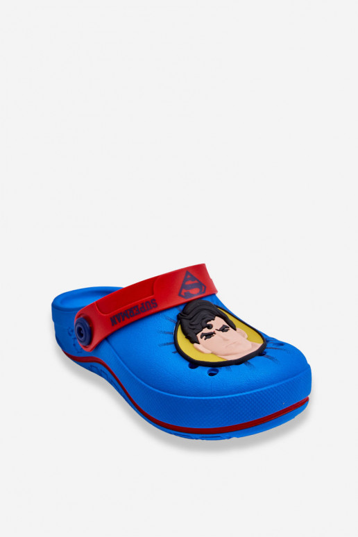 Detské papuče v štýle crocs Superman Grendene Kids JJ385004 modré Detské papuče v štýle crocs Superman Grendene Kids JJ385004 modré