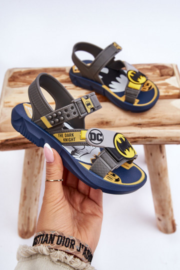 Detské sandále Batman Grendene Kids JJ385049 sivej farby