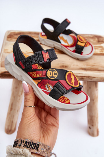 Detské sandále Flash Grendene Kids JJ385051 červenej farby