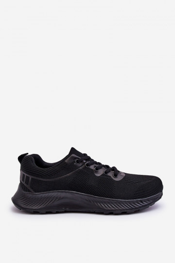 Klasický model Športové topánky so šnúrkami v čiernej farbe Jasper 2