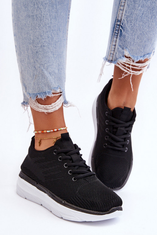 Športová obuv na šnurovanie v čiernej farbe Lavarone Športová obuv na šnurovanie v čiernej farbe Lavarone