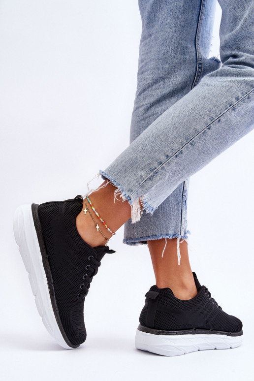 Športová obuv na šnurovanie v čiernej farbe Lavarone Športová obuv na šnurovanie v čiernej farbe Lavarone